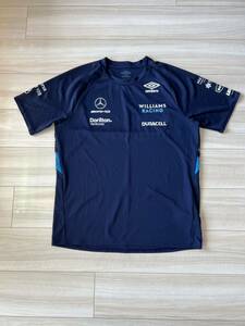 【非売品】2022 ウィリアムズ・レーシング F1 支給品 Tシャツ UMBRO 日本GP観戦に サイズL（日本XL）
