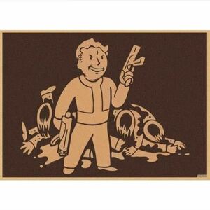 激レア　フォールアウトボーイ悪党　fallout tv 二刀流マシンガンで虐殺　アメリカ　レトロ　ポスター　A3