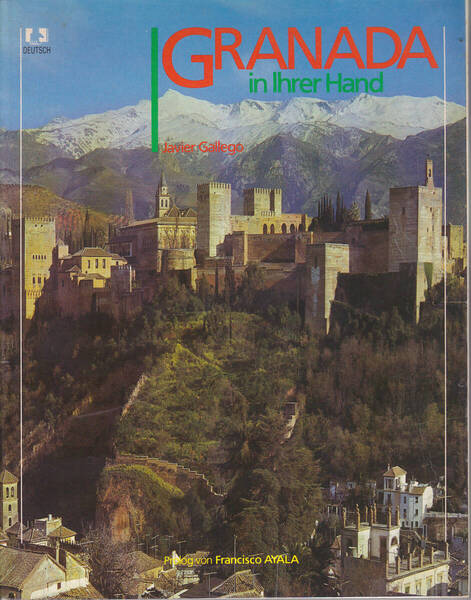0049【250円+送料200円】《ドイツ語版》スペイン グラナダ GRANADA の観光ガイド 1989年刊