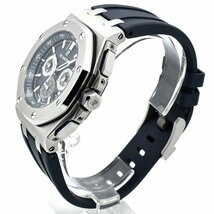 Zetton【保証書付き】オーデマ・ピゲ　AUDEMARS PIGUET　ロイヤルオーク オフショア クロノグラフ　26480TI.OO.A027CA.01　ブルー/グレー_画像3