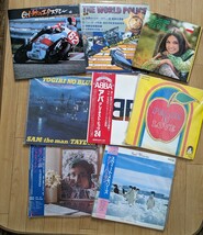 LP サイズ レコード 7枚+1枚◆ABBA/テリー ハーマン/サム・テイラー/PEACE&LOVE/WORD POLICE/0.1秒のエクスタシー　他◆中古_画像1