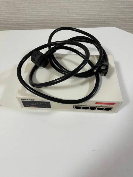 中古　LSW2-GT-5NSR バッファロー スイッチング ハブ　 BUFFALO ギガ 有線 Switching Hub 