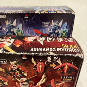 新品【FW GUNDAM CONVERGE EX06 フルアーマー騎士ガンダム(三種の神器)、EX05 武者頑駄無 セット】コンバージ フィギュアの画像10