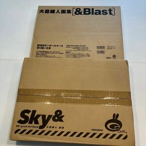 新品 輸送箱未開封『大暮維人画集 「Sky ＆」「＆ Blast」　セット』講談社 集英社 化物語 天上天下 バイオーグ・トリニティ ホットミルク