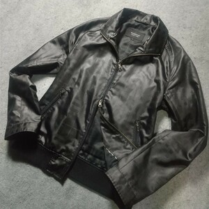 人気 M シャドーチェック バーバリーブラックレーベル ナイロンジャケット ブルゾン ダブルジップ アウター BURBERRYBLACKLABEL