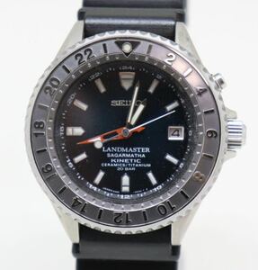 セイコー/SEIKO/ランドマスター/LANDMASTER/サガルマータ/SAGARMATHA/キネティック/KINETIC/5M65-0A30/メンズ/セラミック×チタン