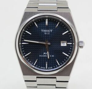 ティソ/TISSOT/PRX/パワーマティック/POWERMATIC 80/T137.407.11.041.00/メンズ/自動巻き/AT/ネイビー文字盤/裏スケ