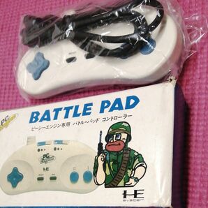 PCE PCエンジン バトルパッド BATTLE PAD コントローラー箱にダメージ