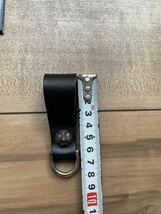 極上！ クロムハーツ CHROME HEARTS キーリング レザー 検) ウォレットチェーン キーホルダー キーチェーン TIFFANY エルメス ティファニー_画像4