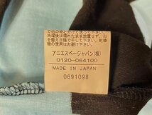 ★国内正規品 名作 定価15,400円程 日本製 agnes b.homme 4366J019 E22 (J019) アニエスベー オム 太ボーダー ロンT Tシャツ 1 長袖 黒×青_画像8