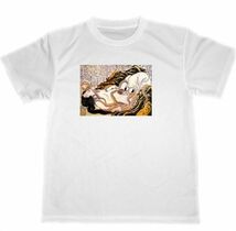 蛸と海女　葛飾北斎　ドライＴシャツ　浮世絵　春画　グッズ_画像1