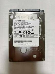 東芝 中古HDD 2.5インチ 500GB 7mm