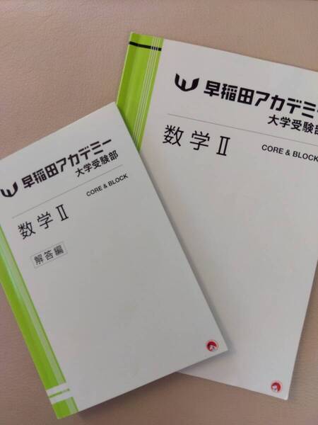 【未使用】2023年度早稲田アカデミー大学受験部【高2　数学B】　数学B CORE&BLOCK