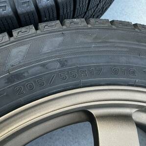 RAYS TE37 SAGA 17インチ 7.5J オフセット44 114.3 WINTER MAXX 03 20年製の画像7