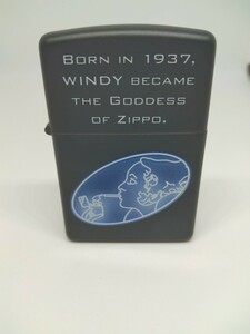 ウィンディ マットブラック 未使用品 1円スタート Zippo ジッポー ケース付