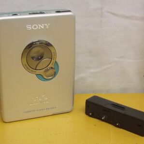 CC172 SONY カセットウォークマン WM-EX621 オートリバース 重低音(MEGA BASS),音漏れ防止(AVLS),前後9曲頭出し(AMS) 動作NG ジャンク/60の画像1