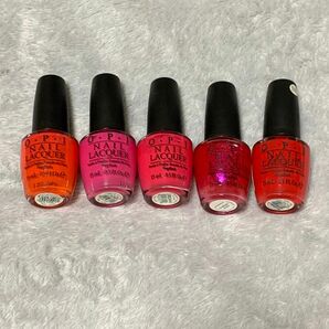 OPI ネイルラッカー オーピーアイ マニキュア ネイルカラー 5本セット