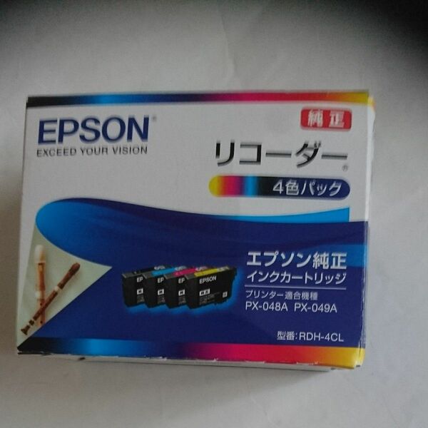 エプソン EPSON 純正インクカートリッジ RDH-4CL リコーダー