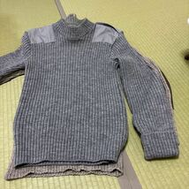 コマンドセーター サイズL 中田商店 タートルネック グレー 中古品_画像3