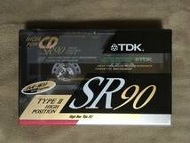 【 送料無料！!・とっても希少な未開封品です！】★TDK◇SR 90◇HIGH FOR CD/TYPEⅡ/ハイポジションカセットテープ★_画像1