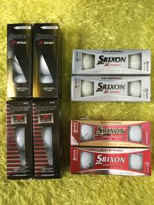 GB04【ゴルフ用品】ボール DUNLOP・ダンロップ SRIXON・スリクソン Z STAR/STAR XV/Z-URS/DISTANCE まとめ売り