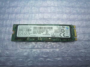 SAMSUNG　SSD　128GB　MZ-NLN1280　総書込量(ホスト)：604GB　MZNLN128HCGR-000L1　1075　M2.2280　SATA