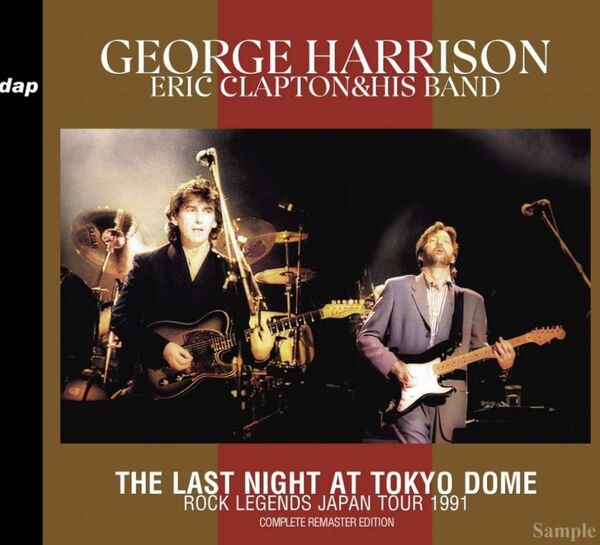 GEORGE HARRISON WITH ERIC CLAPTON THE LAST NIGHT AT TOKYO DOME