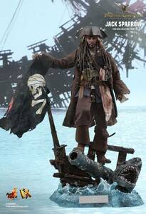  новый товар перевозка коробка нераспечатанный товар hot игрушки Movie master-piece DX Pirates *ob* Caribbean последний. море . Jack *spa low hottoys