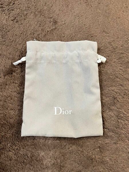 お値下げ！　送料無料　即購入OK Dior ディオール 巾着　ポーチ　グレー　