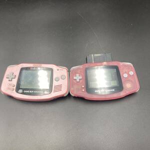 ゲームボーイアドバンス GBA 任天堂 ニンテンドー Nintendo ジャンク　ハローキティ　ピンク