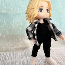 オビツ11 服 ねんどろいどどーる に 着せ替え 可 靴 セット 1/12 ドールハウス ドール アウトフィット 人形 ウィッグ ヘッド ボディ衣装_画像9