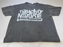 91年 ノーティ バイ ネイチャー ビンテージ Tシャツ XL 黒 ロック ラップ 当時物 NAUGHTY BY NATURE OPP ROCK RAP TEE フィアオブゴッド_画像1