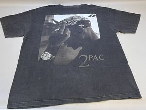 ① 1999年 2PAC ビンテージ Tシャツ XL 黒 マキャベリ ミドルフィンガー メタル ロック ラップ ハードコア 当時物 TUPAC FEAR OF GOD FOG
