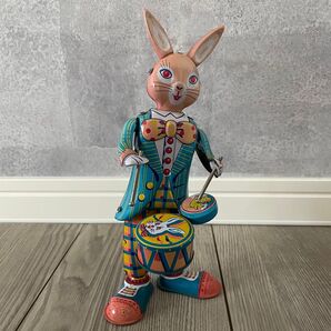 【希少!レア!】復刻版ハッピーバニー ゼンマイ式 ブリキ 玩具
