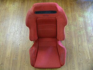 RECARO レカロ セミバケ セミバケット シート レッド 赤 1脚 インテグラ? シビック? タイプR 純正