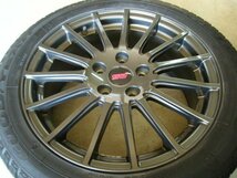 VM レヴォーグに! 美品! スバル 純正 STI アルミ 17×7J ET55 PCD114.3-5H 2021年製 215/50R17 GOODYEAR オールシーズン タイヤ 4本 P3584_画像4