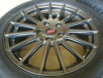 VM レヴォーグに! 美品! スバル 純正 STI アルミ 17×7J ET55 PCD114.3-5H 2021年製 215/50R17 GOODYEAR オールシーズン タイヤ 4本 P3584_画像2