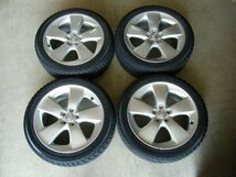 ZVW30 30系 トヨタ プリウス ツーリング 純正 アルミ 17×7J ET50 100-5H 215/45R17 iceGUARD iG20 一応スタッドレスタイヤ付き4本 P3611_画像1