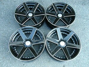 LUGTEC 20X8J OFF32 139.7X6H アルミ 難あり。。ジャンク品 ４本セット！！ P3497