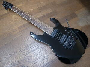稀少モデル７弦エレキギターIbanez RG7320Zアイバニーズ黒ブラック