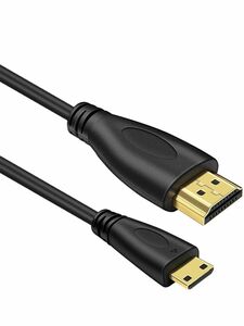 Mini HDMI ケーブル Mini HDMI HDMI変換ケーブ 1.5m 