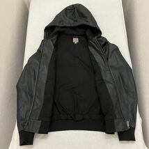 希少 レア 美品 carhartt オイルドジャケット ジップアップ パーカー フーディ ジップパーカー ジップ XS メンズ men's 長袖 上 zip_画像4