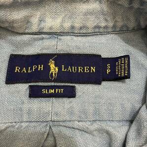 ポロ ラルフ メンズ men's 上 Polo Ralph Lauren ジャケット 半袖 シャツ ボタンシャツ SP デニムシャツ ジャケット ワンポイント 刺繍の画像3