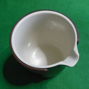 ★☆  携帯用の茶道具 / ミニ茶器セット / 急須・ 湯呑３客・茶筒 / 陶磁器 / 収納ケース付 / アウトドア・キャンプ / 中古未使用 ☆★の画像6