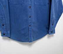 《力強い生地 / ダック生地》90s パタゴニア インディゴ染め キャンバス ワークシャツ メンズ L ビンテージ 80s シャツ ジャケット 藍染め_画像3