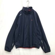 KZ7816★POLO RALPH LAUREN : ウォームアップジャケット★XXL★ネイビー系 ポロラルフローレン_画像1