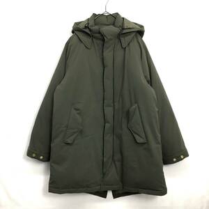 KZ7929★JOURNAL STANDARD Aqualinc : PRIMALOFT ファイバーブレンド ダウンコート★L★カーキ系 