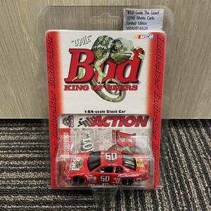 ★ 新品未開封 1/64 NASCAR ACTION #50 Louie The Lizard 1998 Monte Carlo Bud KING OF BEERS ナスカー アクション レーシングカー