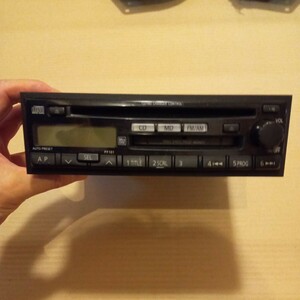 日産純正 1DIN オーディオ CD/MD/FM/AM 松下電器産業製 RM-A50SAG 