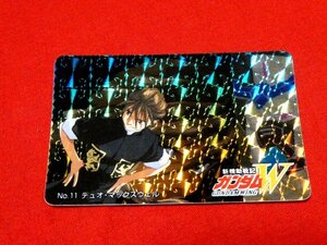 新機動戦記ガンダムW　GUNDAMWING　TradingCard　キラカードトレカ　No.11　デュオ・マックスウェル